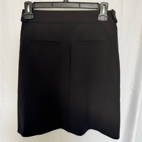 Whistles Daphne Black Crepe Mini Skirt - Picture 9 of 16
